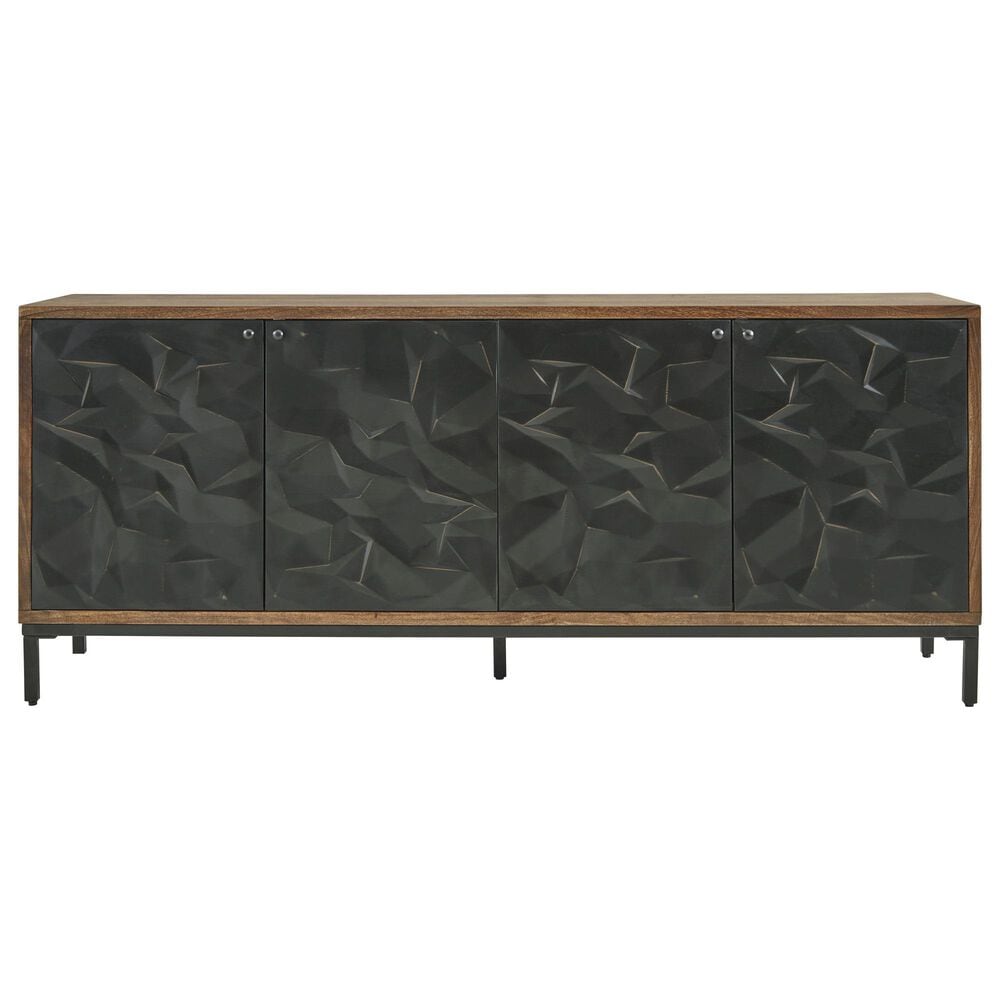 Ashley Dorannby Accent Cabinet in Black and Brown, , large