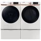 Samsung 5.0 cu. ft. Extra Large Capacity Smart Front Load Washer with Super Speed Wash and Steam in Ivory, , large