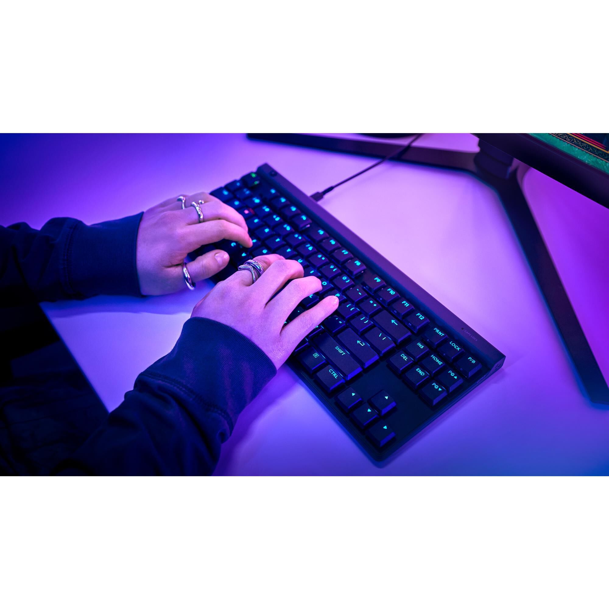Logitech G5 Series G515 TKL Wired Low Profile Gaming Keyboard in Black