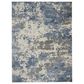 Nourison Rustic Textures RUS08 Grey and Blue 7"10" x 10"6" Area Rug, , large