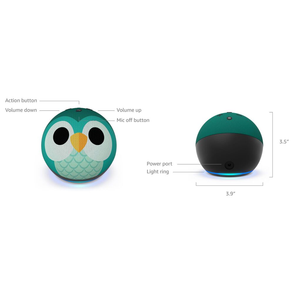 Amazon Echo Dot Kids 5th Gen. - Owl, , large