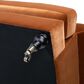 Jennifer Taylor Home Alana Stationary Sofa in Burnt Orange Velvet, , large