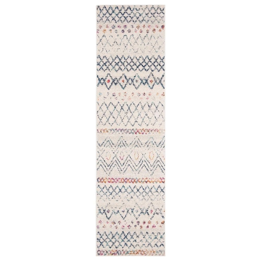 Safavieh Madison MAD798B 2"3" x 6" Ivory and Navy Scatter Rug, , large