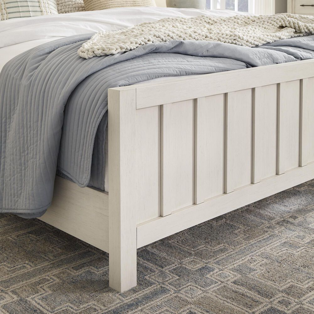 Ashley Shaybrock 3-Piece Queen Bedroom Set in Antique White and Brown, , large