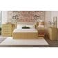 37B Sylvie Queen Upholstered Panel Bed in Natural, , large