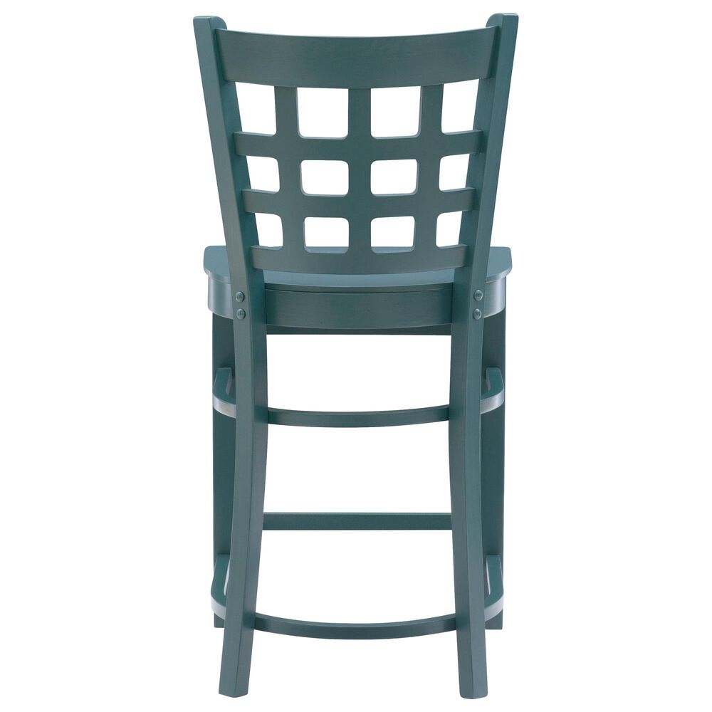 Linon Home Decor Lola Counter Stool in Hunter Green, , large