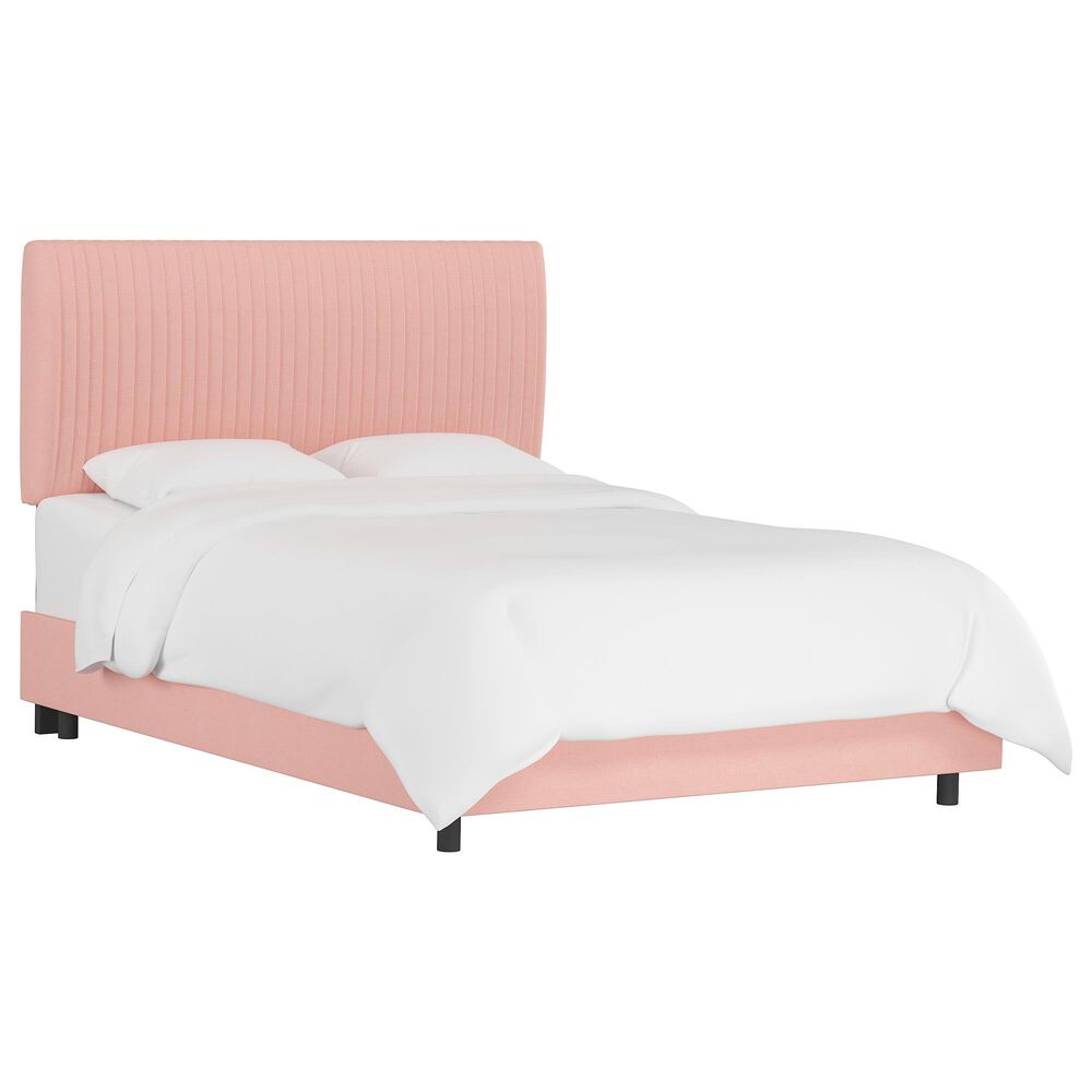 Skyline Furniture Kensington King Bed in Linen Petal, , large