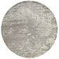 Nourison Twilight TWI06 8" Round Bone Area Rug, , large