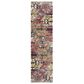 Safavieh Monaco MNC263Y 2"2" x 8" Green and Blue Runner, , large