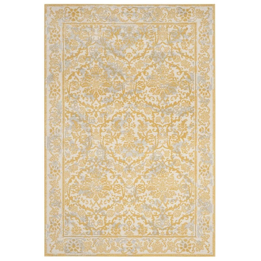 Safavieh Evoke EVK242S-5 5&#39;1&quot; x 7&#39;6&quot; Ivory/Gold Area Rug, , large