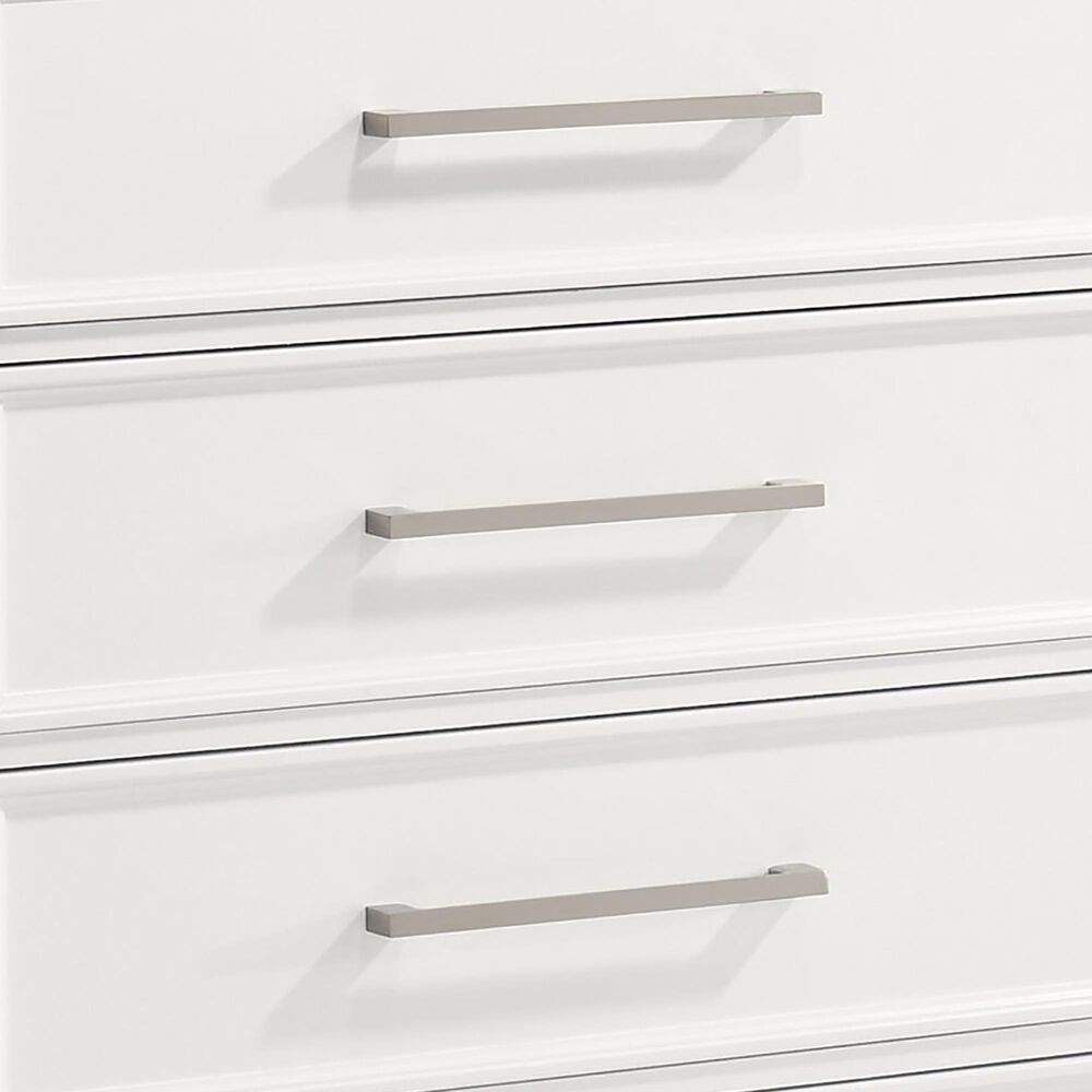 New Heritage Design Andover 5 Drawer Chest in White, , large