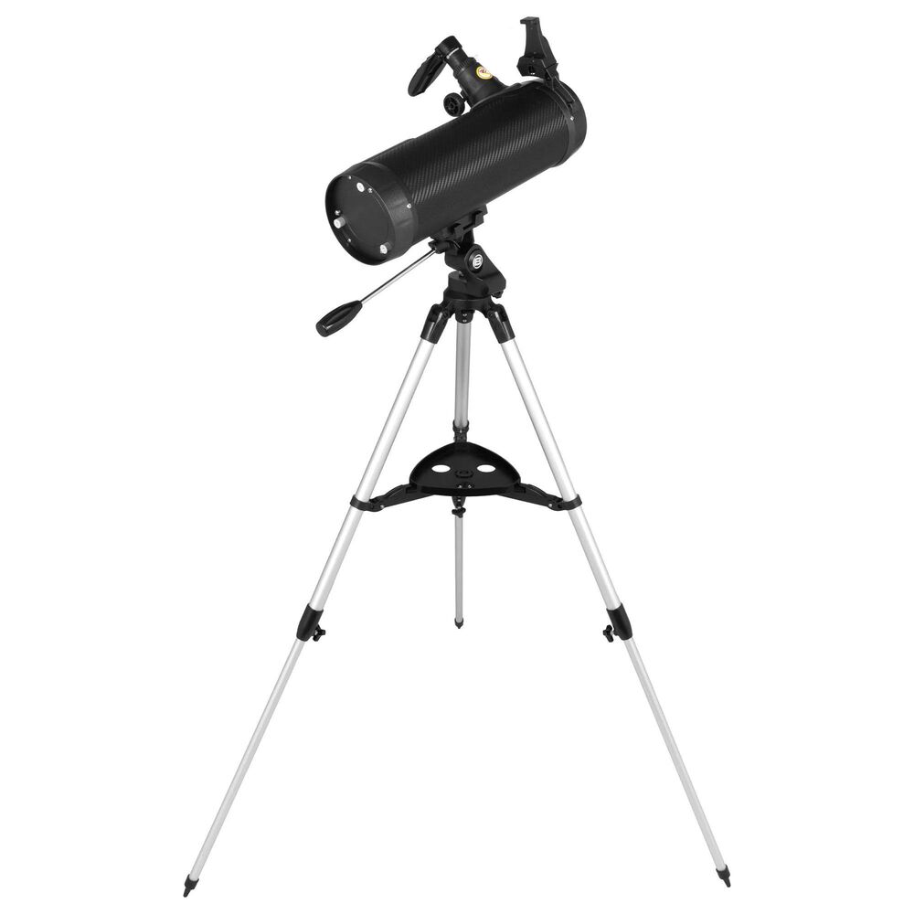 Explore One 114mm Reflector Telescope with Astronomy App in Black, , large