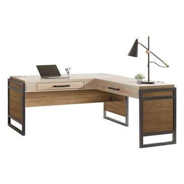 Wycliff Bay L-Shaped Desk in Tan, , large