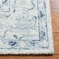 Safavieh Micro-Loop MLP276M 2"3" x 8" Blue and Ivory Runner, , large