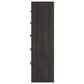 Ashley Hollivern 5-Drawer Chest in Dark Gray, , large