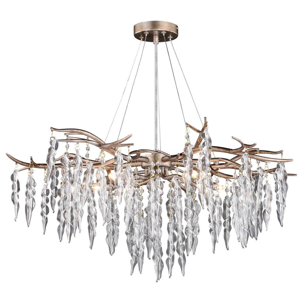 Vaxcel Rainier 5-Light Chandelier in Silver Mist, , large