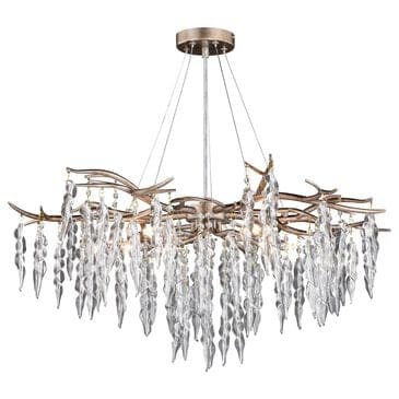 Vaxcel Rainier 5-Light Chandelier in Silver Mist, , large