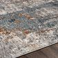 Surya Cardiff CDF-2305 Medium Gray, Light Blue, Mustard, Dark Blue, Dusty Pink and Rust 2" x 2"11" Area Rug, , large
