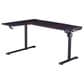 Furniture of America Whitfield Gaming Desk with USB in Black, , large