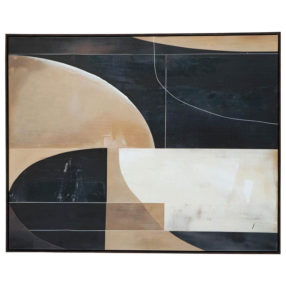 Ashley Ewanford 40" x 50" Wall Art in Black, Brown and Tan, , large