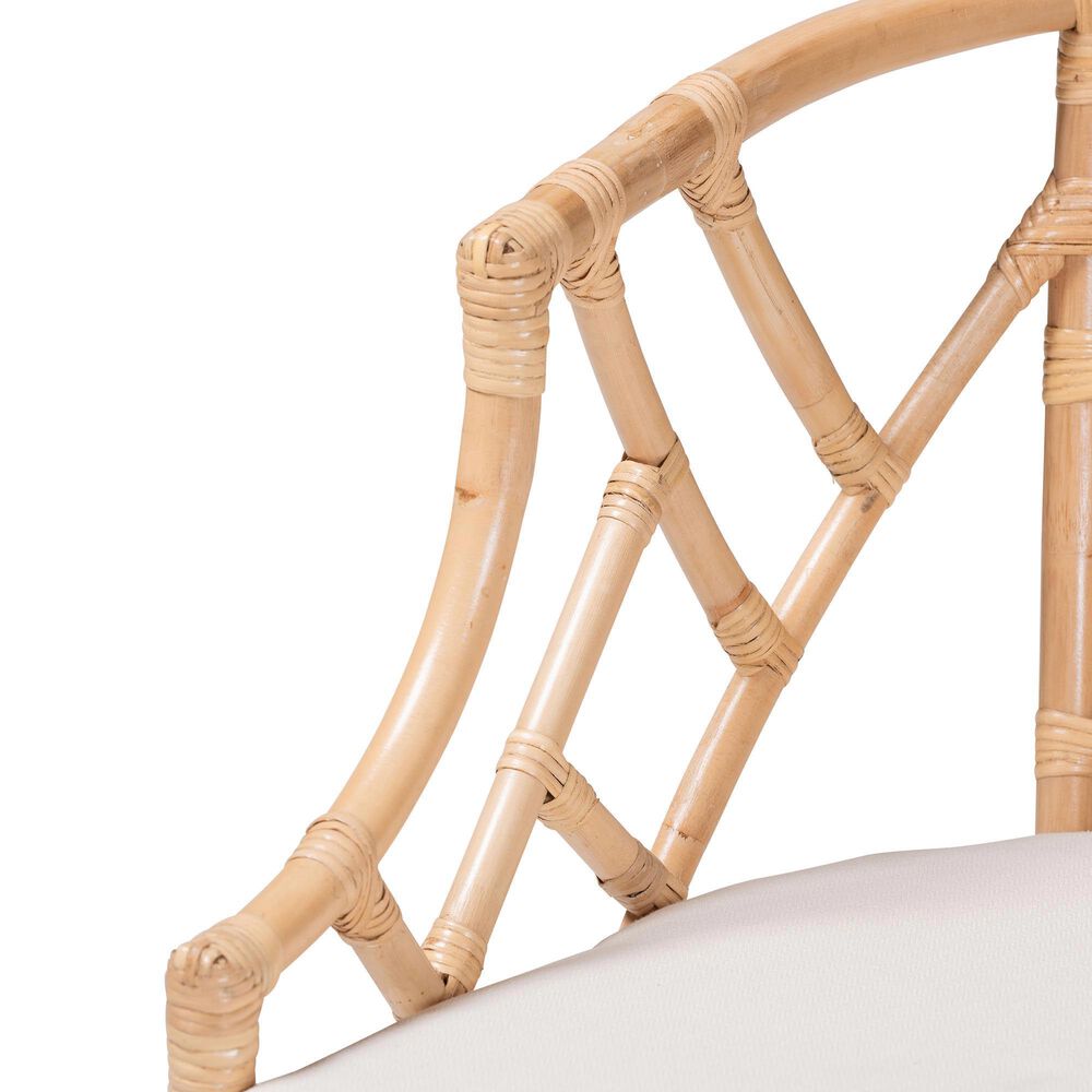 Baxton Studio Padma Arm Chair in Natural, , large