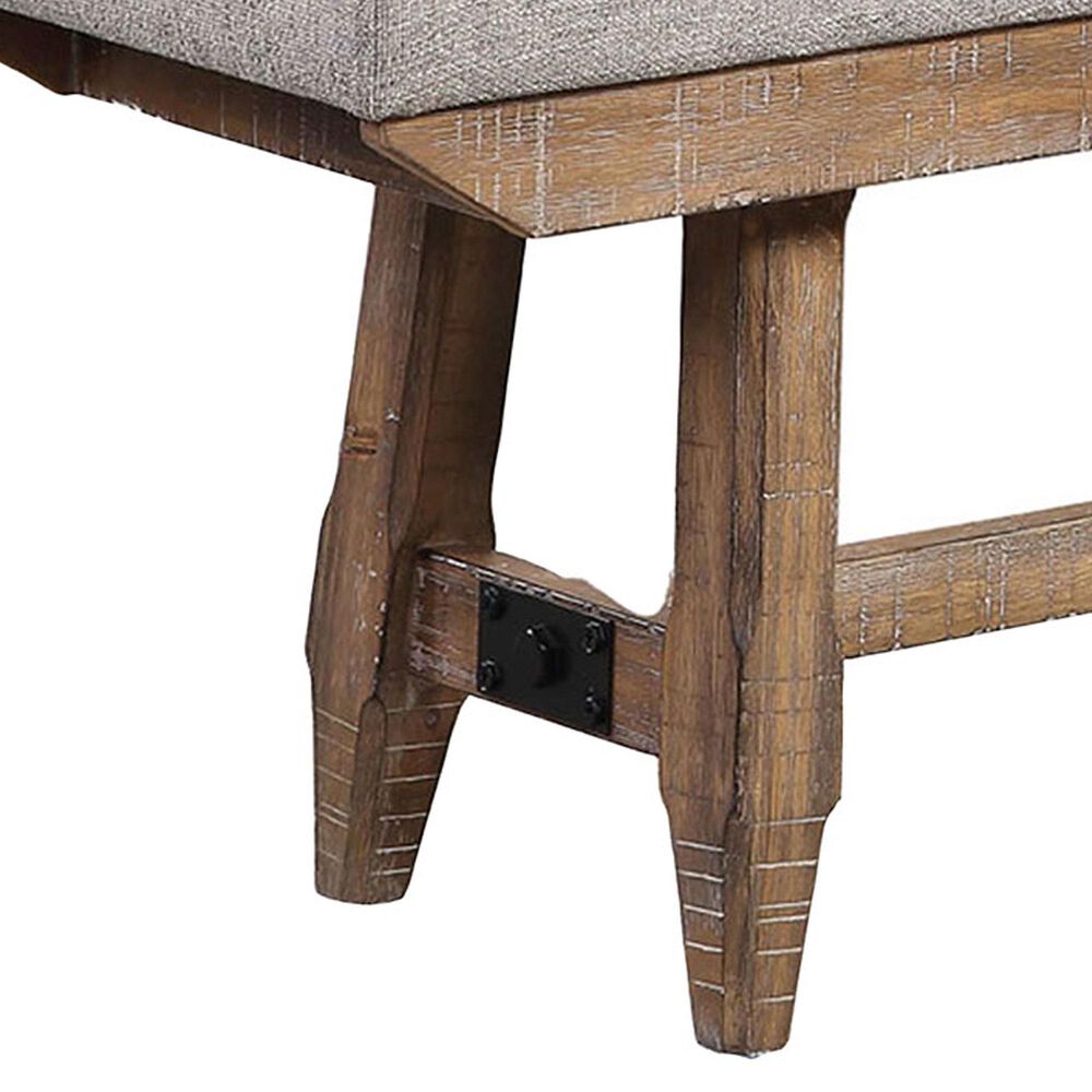 Steve Silver Riverdale Bench in Driftwood, , large