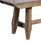Steve Silver Riverdale Bench in Driftwood, , large