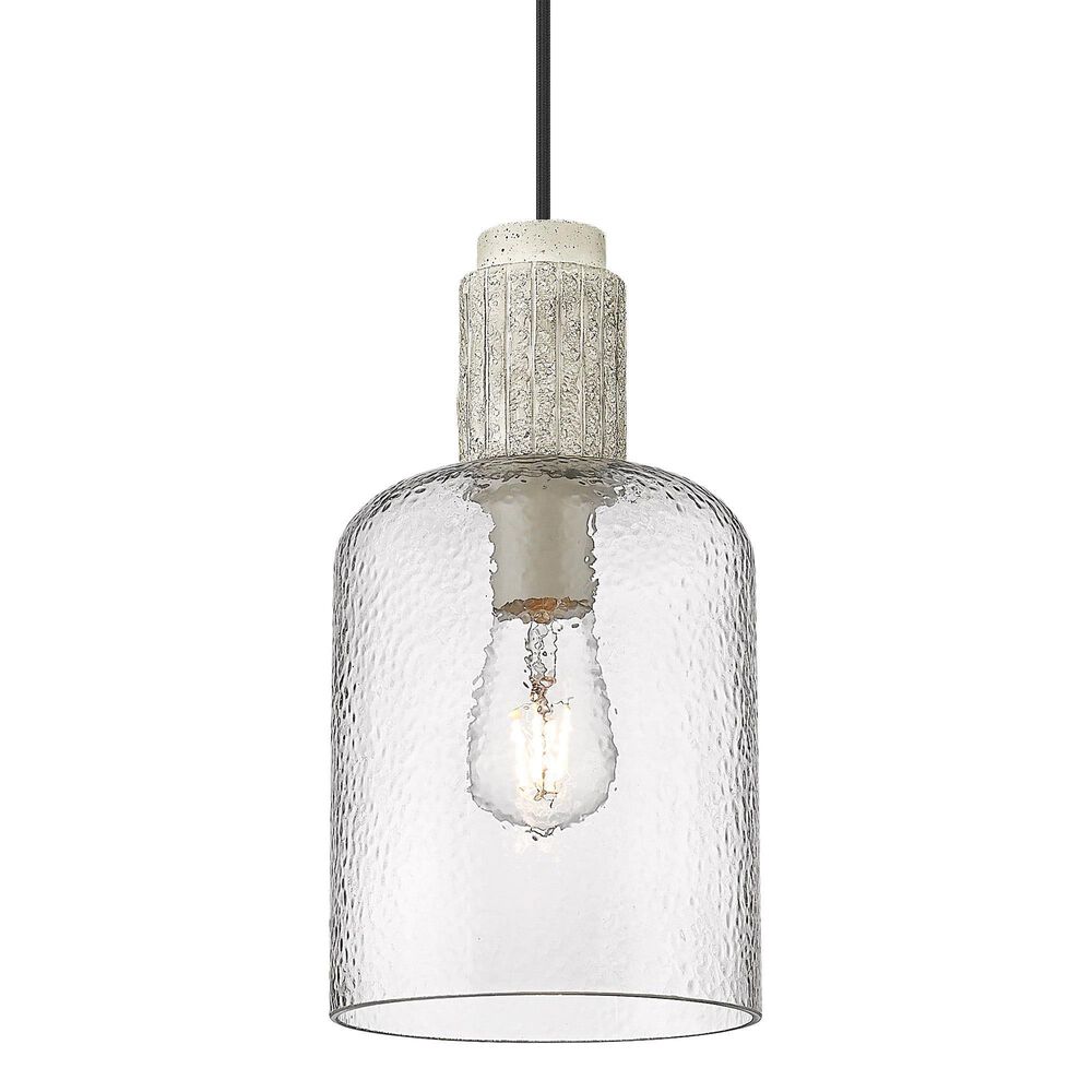 Golden Lighting Pedra Small Pendant in Matte Black, , large