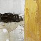Maple and Jade 48" x 36" Abstract Framed Wall Art in Gray, White and Yellow, , large