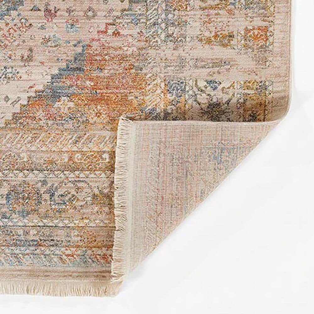 Momeni Izmir IZ-04 8&#39; x 10&#39; Tan, Blue and Rust Area Rug, , large