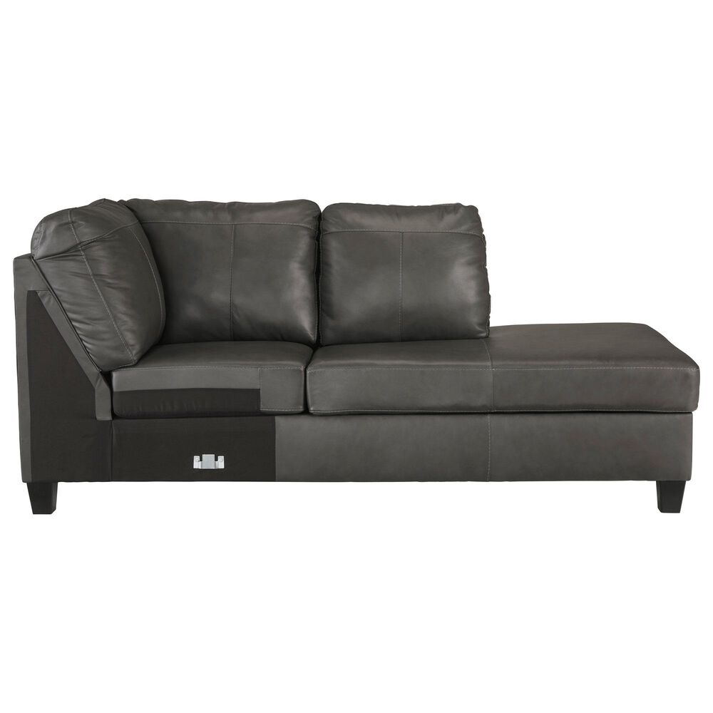 Ashley Valderno 2-Piece Right Facing Sectional with Chaise in Fog, , large