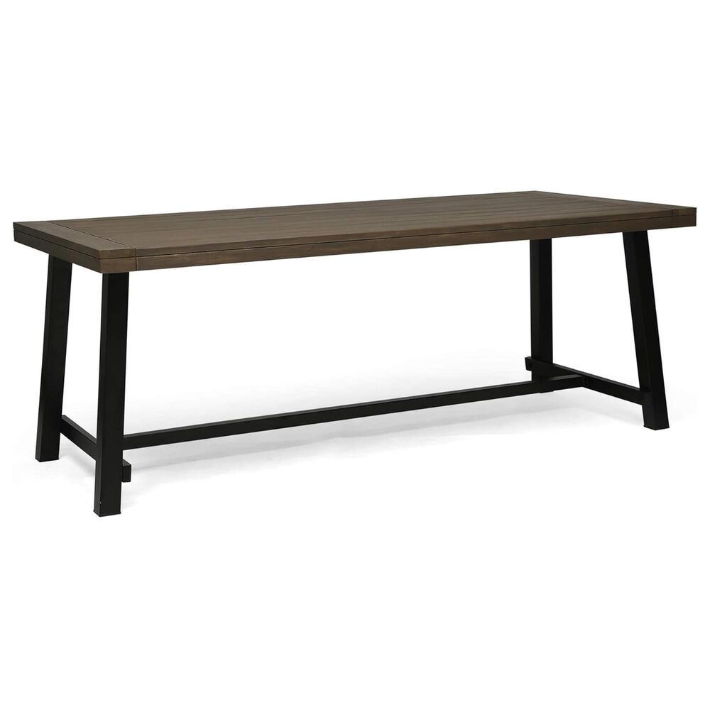 Hearth and Haven 3-Piece Outdoor Dining Set in Grey and Black, , large