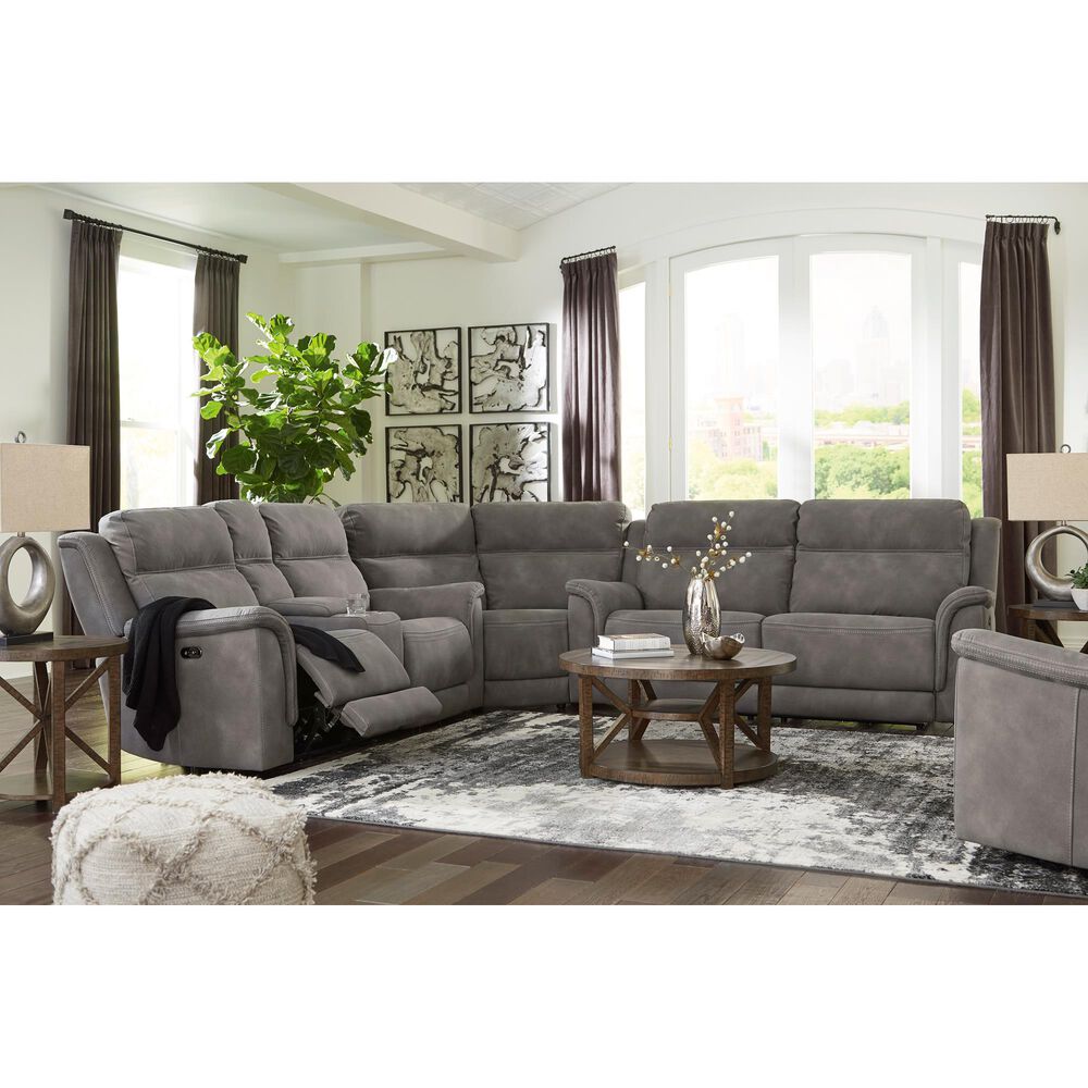 Signature Design by Ashley Next-Gen DuraPella Power Recliner with Power Headrest in Slate, , large