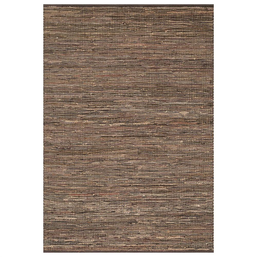 Loloi Edge ED-01 2"3" x 3"9" Brown Area Rug, , large