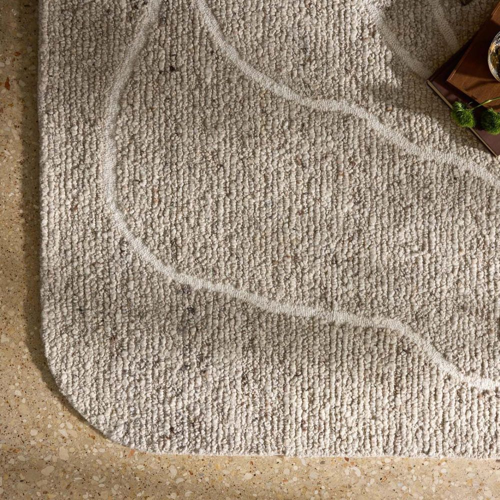 Loloi Otis Oatmeal and Ivory 7&#39;9&quot; x 9&#39;9&quot; Area Rug, , large