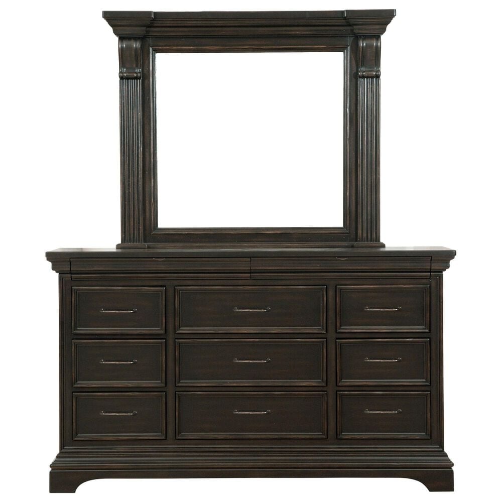 Chapel Hill Caldwell 3-Piece Queen Bedroom Set in Deep Brown, , large