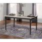 Linon Home Decor Willow Dining Table in Smokey White and Dark Grey - Table Only, , large