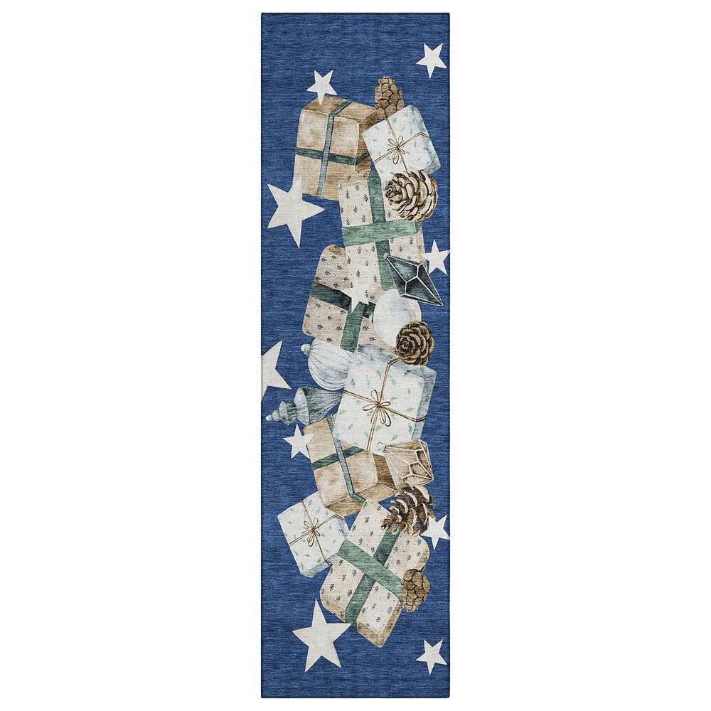 Dalyn Rug Company Wonderland WN33 Navy 2"3" x 7"6" Runner, , large