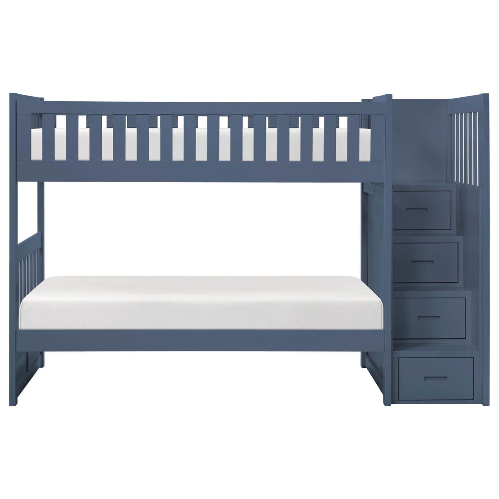 Homelegance Twin/Twin Step Bunk Bed, , large