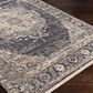 Surya Festival 9" x 13" Black, Charcoal, Medium Gray, Taupe and Cream Area Rug, , large