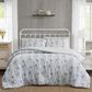Pem America British Rose 3-Piece King Comforter Set in White and Blue, , large
