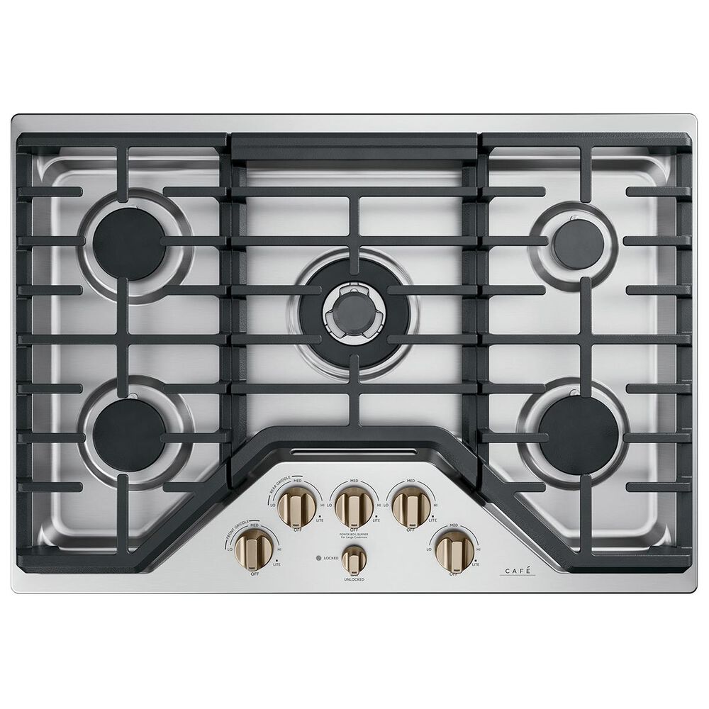 Cafe Gas Cooktop Knob in Brushed Bronze, , large