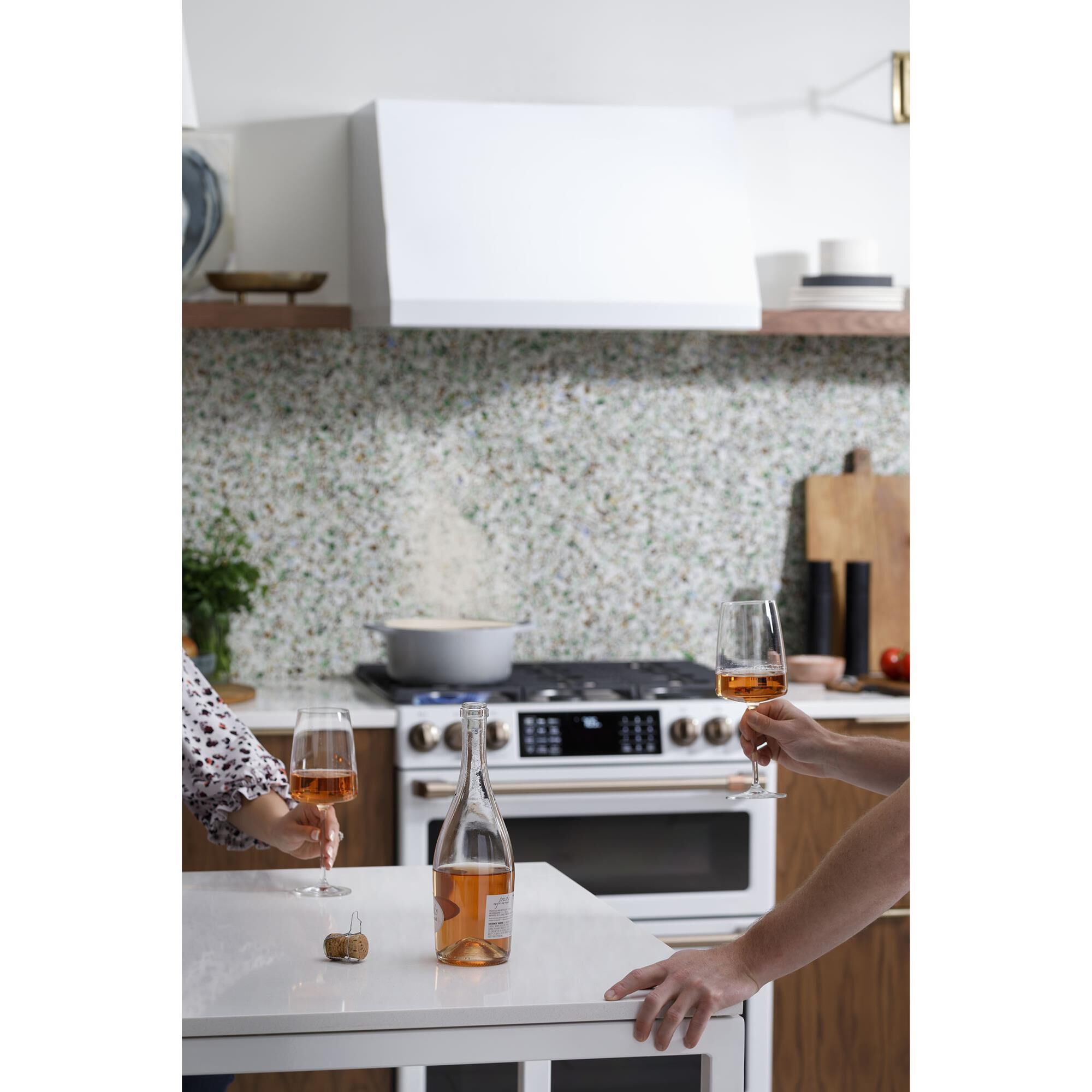 Ge cafe range hood matte white hot sale