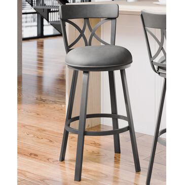 Delaware Dining Bradley 30" Swivel Barstool in Flintrock Grey/Grey, , large