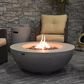 Elementi Fire Lunar Round Natural Gas Bowl Fire Table in Gray, , large