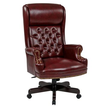 OSP Home Work Smart Executive Chair in Brown, , large