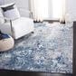 Safavieh Aston ASN710N 8" x 10" Navy and Gray Area Rug, , large
