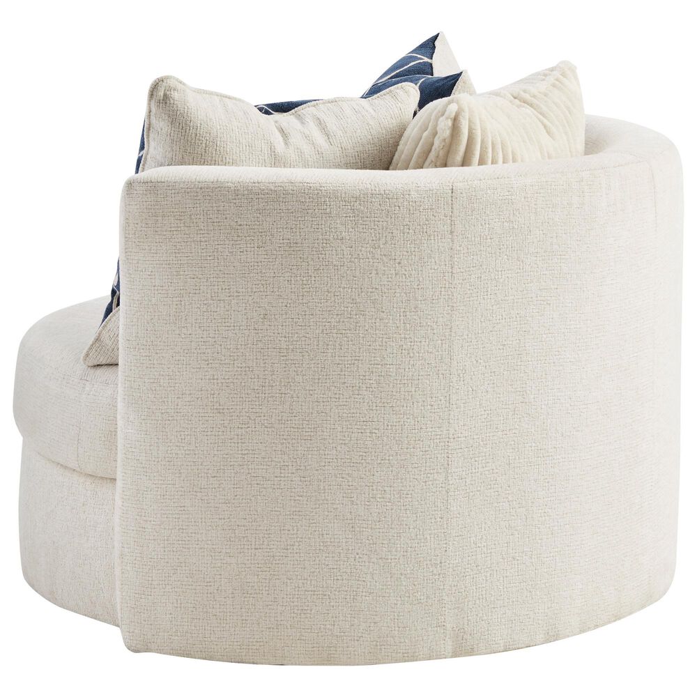 Ashley Padova Swivel Accent Chair in Ivory, , large