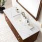 James Martin Vanities Amberly 30" Single Bathroom Vanity in Walnut with 3 cm Ethereal Noctis Quartz Top and Rectangular Sink, , large