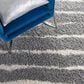 Safavieh Venus Shag VNS603J 6" x 9" Grey and Ivory Area Rug, , large